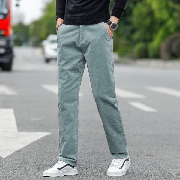 men's pants 2021 autumn and winter loose business straightforward casual corduroy trousers, Black
men's pants 2021 autumn and winter loose business straightforward casual corduroy trousers, Black