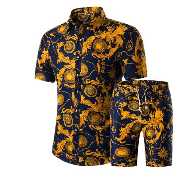 en's casual shirts summer men shirts+shorts set printed hawaiian fashion shirt homme short male printing suit sets plus sizes to 2xls t, White;black
en's casual shirts summer men shirts+shorts set printed hawaiian fashion shirt homme short male printing suit sets plus sizes to 2xls t, White;black