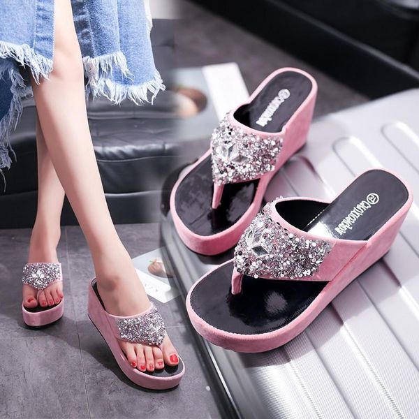 slippers shoes house platform med slides rubber flip flops on a wedge slipers women fashion hawaiian summer 2021 glitter luxury, Black
slippers shoes house platform med slides rubber flip flops on a wedge slipers women fashion hawaiian summer 2021 glitter luxury, Black