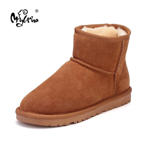 boots mylrina classic cowhide snow 100% genuine leather warm winter shoes for women large size 34-44, Black
boots mylrina classic cowhide snow 100% genuine leather warm winter shoes for women large size 34-44, Black