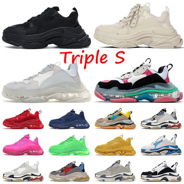 2021 triple s mans shoes clear sole sneaker running shoe outsole womens paris 17fw black white letter colorful retro ladies designer casual
2021 triple s mans shoes clear sole sneaker running shoe outsole womens paris 17fw black white letter colorful retro ladies designer casual