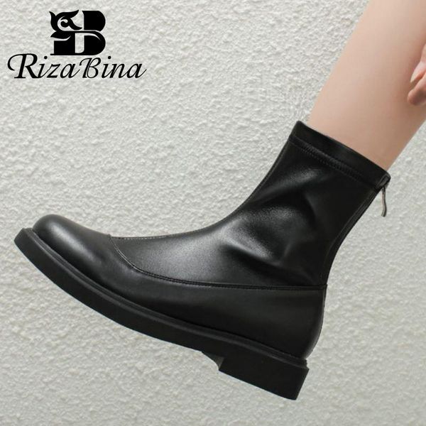 boots rizabina size 31-43 women ankle flats round toe zipper shoes winter warm fahsion party footwear, Black
boots rizabina size 31-43 women ankle flats round toe zipper shoes winter warm fahsion party footwear, Black