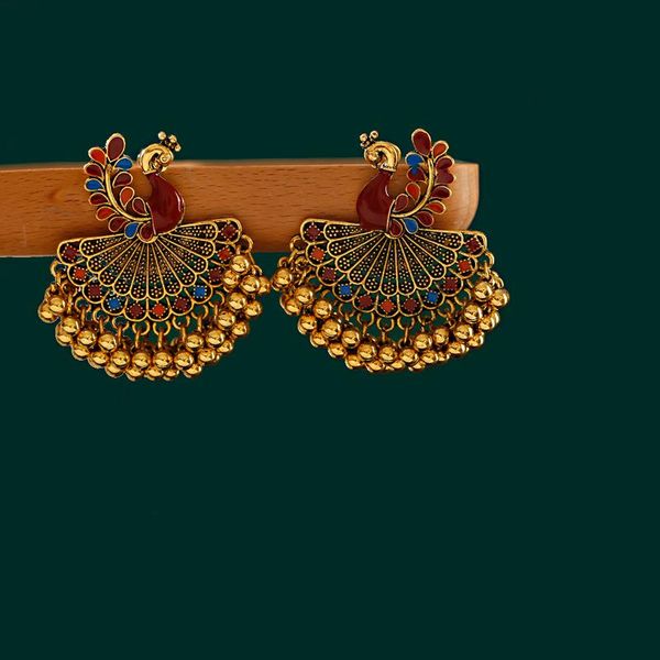 dangle & chandelier gypsy afghani beads tassel jhumka earrings for women bohemian retro gold colorful peacock shape jewelry, Silver
dangle & chandelier gypsy afghani beads tassel jhumka earrings for women bohemian retro gold colorful peacock shape jewelry, Silver