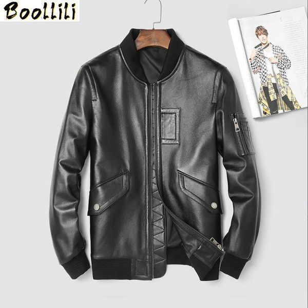 men's leather & faux boollili mens jacket spring autumn genuine sheepskin coat motorcycle bomber men clothes 2021, Black
men's leather & faux boollili mens jacket spring autumn genuine sheepskin coat motorcycle bomber men clothes 2021, Black