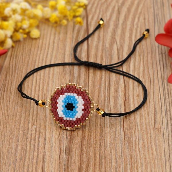 beaded, strands hip-hop eyes miyuki rice beads hand-made beaded lucky ethnic style couple bracelet female women's wrist bracelets, Black
beaded, strands hip-hop eyes miyuki rice beads hand-made beaded lucky ethnic style couple bracelet female women's wrist bracelets, Black