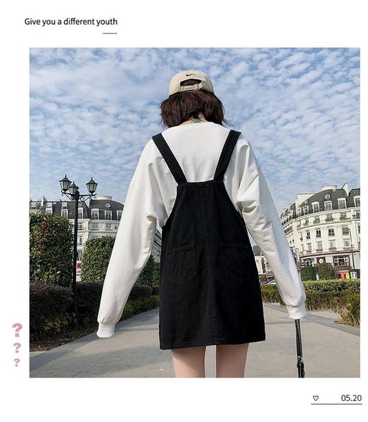 casual dresses fmfssom summer spring denim strap practiacal 2 pocket simple mini above knee women female dress, Black;gray
casual dresses fmfssom summer spring denim strap practiacal 2 pocket simple mini above knee women female dress, Black;gray