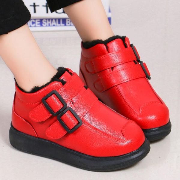 boots boys girls ankle boot solid color plush warm pu leather waterproof platform hook-loop fluffy 21-26 toddler children short, Black;grey
boots boys girls ankle boot solid color plush warm pu leather waterproof platform hook-loop fluffy 21-26 toddler children short, Black;grey