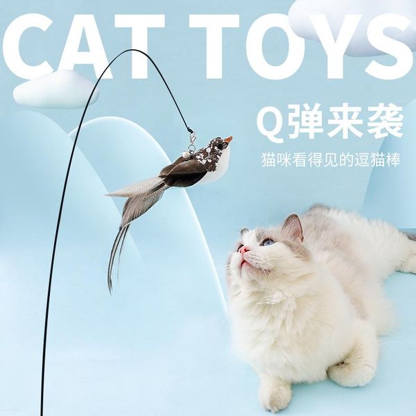 cat toys funny stick sucker wire bird feather belt bell kitten replaceable head self-hey relieve boredom pet supplies
cat toys funny stick sucker wire bird feather belt bell kitten replaceable head self-hey relieve boredom pet supplies