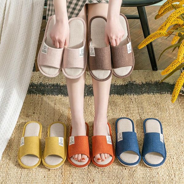 women home flax slippers ladies house shoes indoor cotton linen slides non-slip flip flops soft bottom couple sandals, Black
women home flax slippers ladies house shoes indoor cotton linen slides non-slip flip flops soft bottom couple sandals, Black