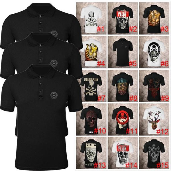 men's polos 2021 p summer short sleeve shirt pure cotton casual solid color skull fashion style, White;black
men's polos 2021 p summer short sleeve shirt pure cotton casual solid color skull fashion style, White;black