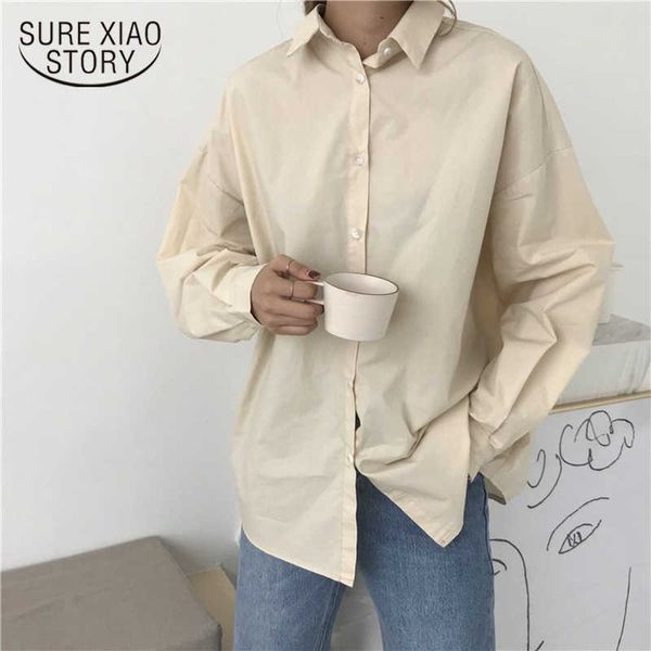 women blouses autumn solid blouse loose casual vacation all-match women shirts blusas camisas mujer 4 colors 10237 210528, White
women blouses autumn solid blouse loose casual vacation all-match women shirts blusas camisas mujer 4 colors 10237 210528, White