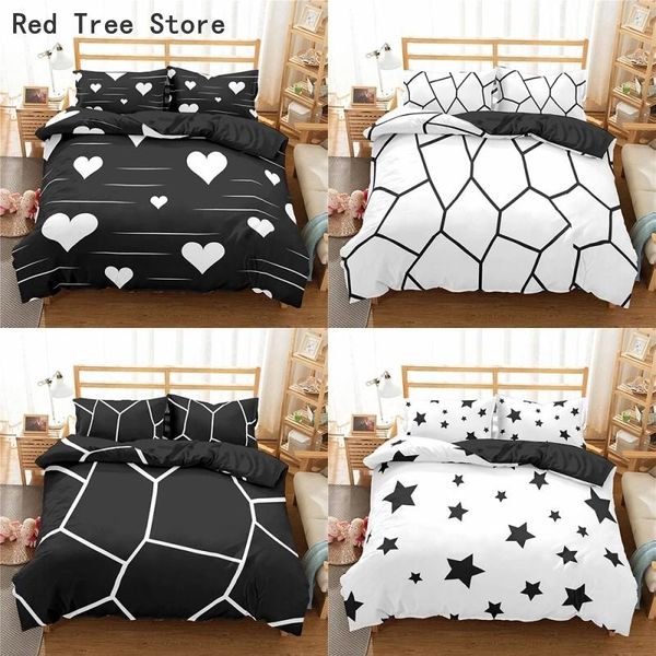geometric 3d bedding set marble pattern white black duvet cover pillowcase quilt bed lines 2/3pcs bedclothes double king size sets
geometric 3d bedding set marble pattern white black duvet cover pillowcase quilt bed lines 2/3pcs bedclothes double king size sets