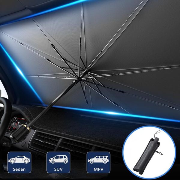 universal car umbrella shape sun shade parasol auto front window sunshade covers anti uv for sedan/suv/hatchback
universal car umbrella shape sun shade parasol auto front window sunshade covers anti uv for sedan/suv/hatchback