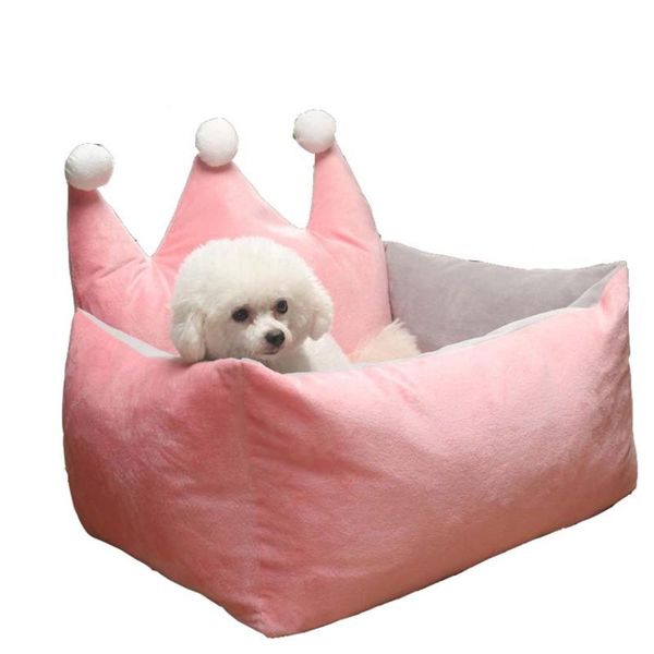 pet beds for small medium dogs cute crown shape cat bed removable and washable dog nest resistance to bite warm winter teddy kennels & pens
pet beds for small medium dogs cute crown shape cat bed removable and washable dog nest resistance to bite warm winter teddy kennels & pens