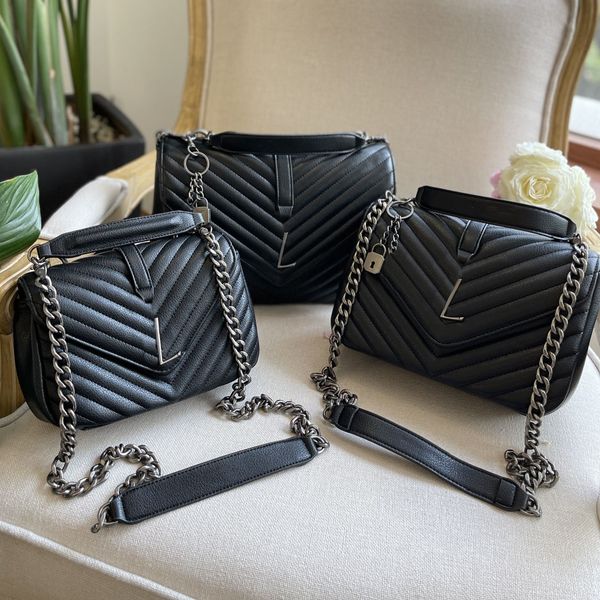 designer chain bags fashion lady handbag one shoulder or messenger bag 3 sizes full leather fabric letter pendant luxury wallet chains handb
designer chain bags fashion lady handbag one shoulder or messenger bag 3 sizes full leather fabric letter pendant luxury wallet chains handb