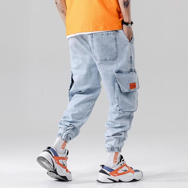 men's jeans hip hop multi-pockets men jogger cargo style nice autumn fashion casual male pencil denim streetwear vqkw, Blue
men's jeans hip hop multi-pockets men jogger cargo style nice autumn fashion casual male pencil denim streetwear vqkw, Blue