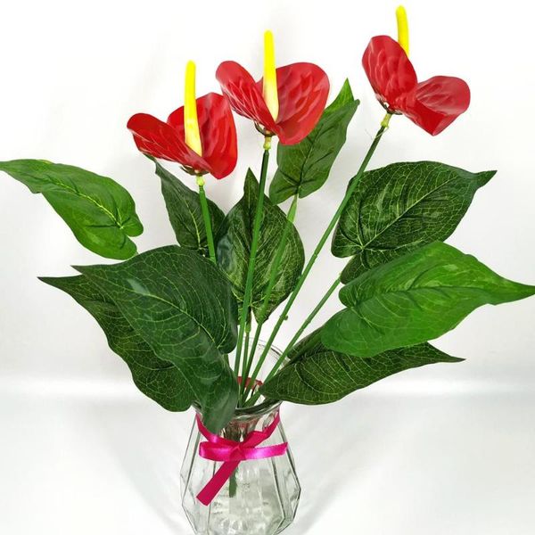 1pcs model anthurium lind green vegetation artificial flower indo ors and outdoors decoration plastic flowers decorative & wreaths
1pcs model anthurium lind green vegetation artificial flower indo ors and outdoors decoration plastic flowers decorative & wreaths