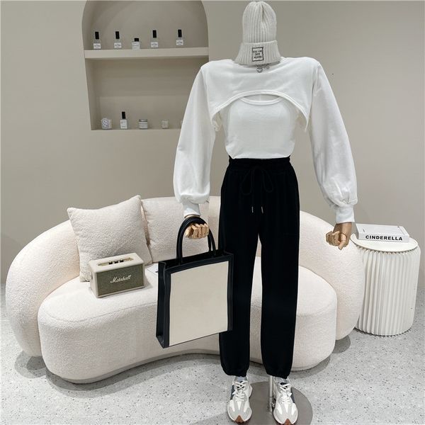 pant design sense three female tender pieces spring summer niche fashion loose and thin pants suit, White
pant design sense three female tender pieces spring summer niche fashion loose and thin pants suit, White