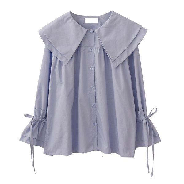 women's blouses & shirts spring fashion women shirt vintage elegant peter pan collar long sleeve black blouse female korean style, White
women's blouses & shirts spring fashion women shirt vintage elegant peter pan collar long sleeve black blouse female korean style, White
