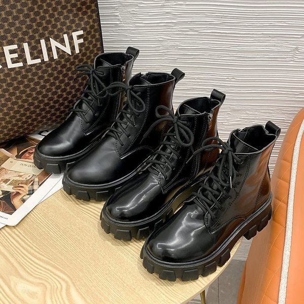 thick sole platform motorcycle boots solid black leather ankle boots for women autumn winter shoes woman boots female plus size
thick sole platform motorcycle boots solid black leather ankle boots for women autumn winter shoes woman boots female plus size