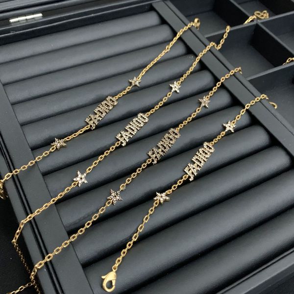d family letter star bracelet female dijia internet celebrity same high version five-pointed star rhinestone fashion necklace, Golden;silver
d family letter star bracelet female dijia internet celebrity same high version five-pointed star rhinestone fashion necklace, Golden;silver