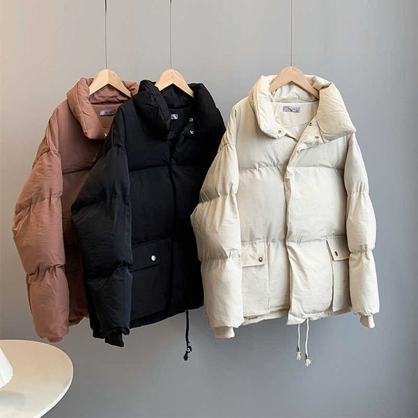 winter woman down cotton coat solid color korean style short quilted jackets loose strap parkas 1123 210607, Black
winter woman down cotton coat solid color korean style short quilted jackets loose strap parkas 1123 210607, Black