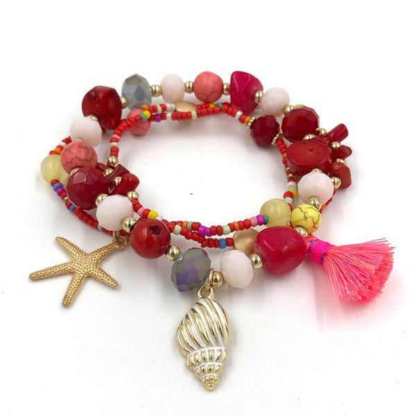 link, chain 2021 spring bohemia sea shell friendship bracelets boho tassel charm bracelet seedbeads stone beads for women, Black
link, chain 2021 spring bohemia sea shell friendship bracelets boho tassel charm bracelet seedbeads stone beads for women, Black