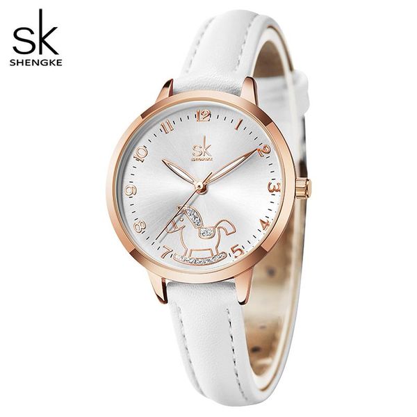 wristwatches shengke original design women leather watches cute horse lady simple wirstwatch japan quartz movement fashion brand, Slivery;brown
wristwatches shengke original design women leather watches cute horse lady simple wirstwatch japan quartz movement fashion brand, Slivery;brown