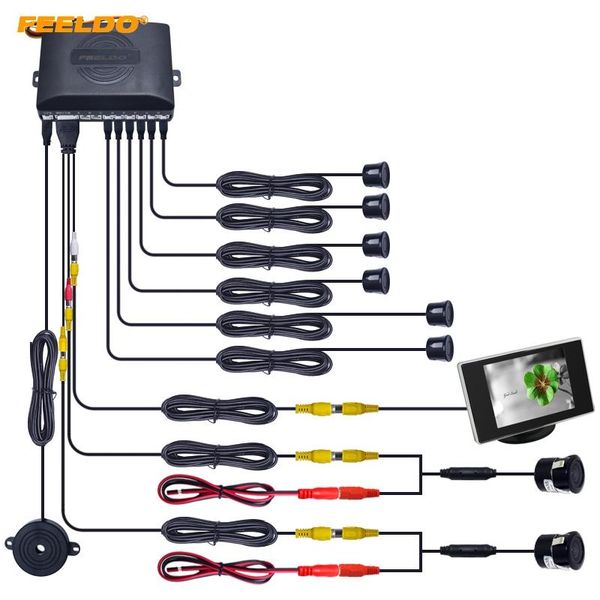 car rear view cameras& parking sensors feeldo 6 sensors/18.5mm camera/monitor front&rear dual sensor backup radar system #hq4445
car rear view cameras& parking sensors feeldo 6 sensors/18.5mm camera/monitor front&rear dual sensor backup radar system #hq4445