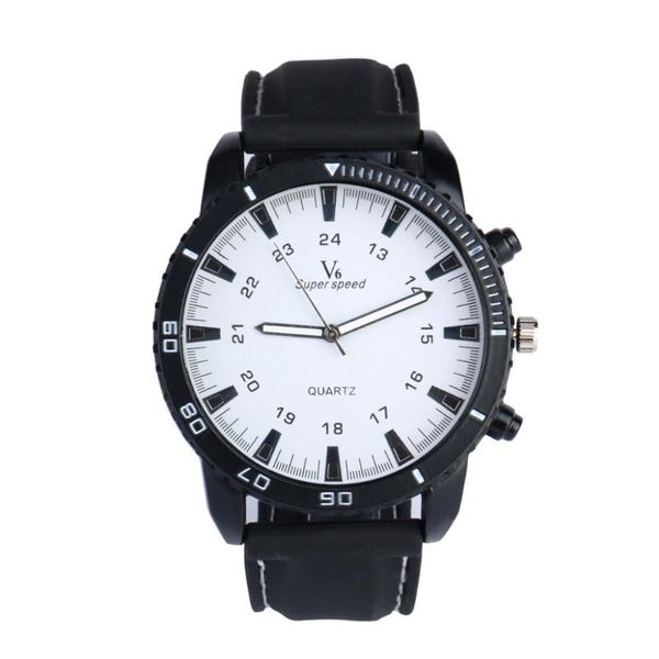 wristwatches 2021 relogio masculino mens watch fashion luxury sport v6 military wristwatch leather strap quartz reloj hombre, Slivery;brown
wristwatches 2021 relogio masculino mens watch fashion luxury sport v6 military wristwatch leather strap quartz reloj hombre, Slivery;brown