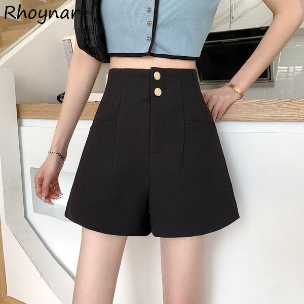 women's shorts women summer button wide-leg high waist simple solid elegant ladies fashion all-match trousers basic female korean, White;black
women's shorts women summer button wide-leg high waist simple solid elegant ladies fashion all-match trousers basic female korean, White;black