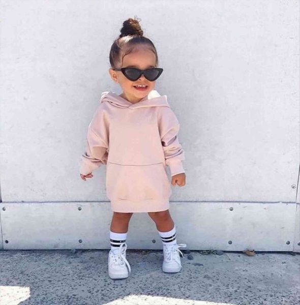 little girls long sleeve solid girl dresses color casual loose hooded pullover autumn winter dress with pocket for children, Red;yellow
little girls long sleeve solid girl dresses color casual loose hooded pullover autumn winter dress with pocket for children, Red;yellow