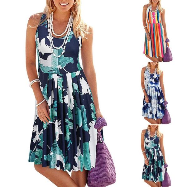 casual dresses women's summer bohemian floral o neck loose empire mini dress fashion sleeveless pleated a line sundress vestidos, Black;gray
casual dresses women's summer bohemian floral o neck loose empire mini dress fashion sleeveless pleated a line sundress vestidos, Black;gray