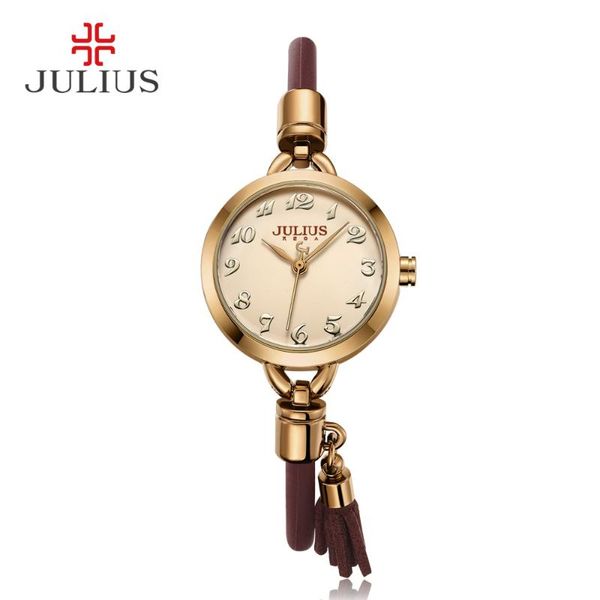 wristwatches julius watch arrival vintage slim whatch with tassel silicone strap unique creative designer montre female clock hour ja-994, Slivery;brown
wristwatches julius watch arrival vintage slim whatch with tassel silicone strap unique creative designer montre female clock hour ja-994, Slivery;brown