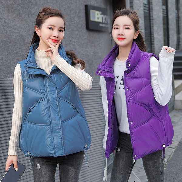 women's vests european goods fashion temperament down cotton vest women fall/winter loose stand-up collar jacket sleeveless, Black;white
women's vests european goods fashion temperament down cotton vest women fall/winter loose stand-up collar jacket sleeveless, Black;white