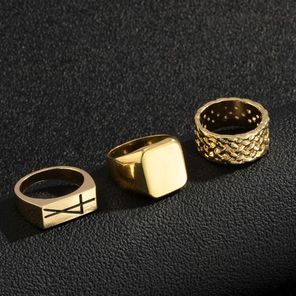 wedding rings 3pcs fashion punk joint ring set geometric twist minimalist jewelry metal circular golden for women street dance accessiory, Slivery;golden
wedding rings 3pcs fashion punk joint ring set geometric twist minimalist jewelry metal circular golden for women street dance accessiory, Slivery;golden