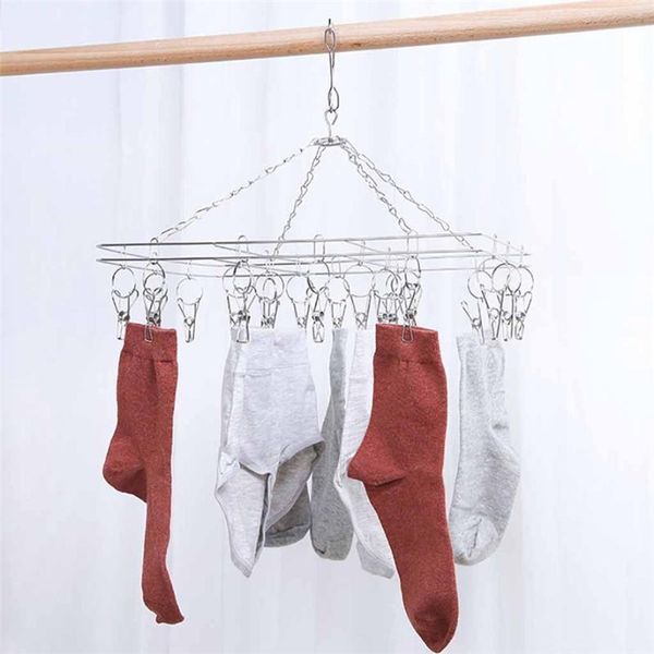 laundry bags drying clothes hanger with 20 clips 1set stainless steel fasteners rack d31#40
laundry bags drying clothes hanger with 20 clips 1set stainless steel fasteners rack d31#40