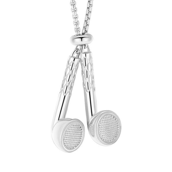 pendant necklaces headphones cremation jewelry for ashes memorial urn necklace stainless steel music headset keepsake women men, Silver
pendant necklaces headphones cremation jewelry for ashes memorial urn necklace stainless steel music headset keepsake women men, Silver