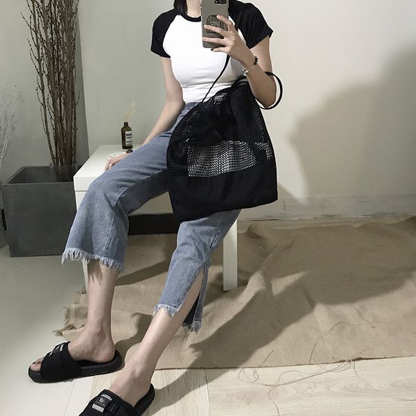 hbp fashion women's handbag beach hollow splicing canvas single shoulder handbag shopping bags-1
hbp fashion women's handbag beach hollow splicing canvas single shoulder handbag shopping bags-1