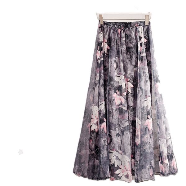 summer european and american retro beach skirt bohemian half-length printed chiffon 210527, Black
summer european and american retro beach skirt bohemian half-length printed chiffon 210527, Black