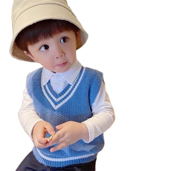 sweater baby knitted boy vest korean style autumn and winter children's wear waistcoat p4471 210622, Blue
sweater baby knitted boy vest korean style autumn and winter children's wear waistcoat p4471 210622, Blue