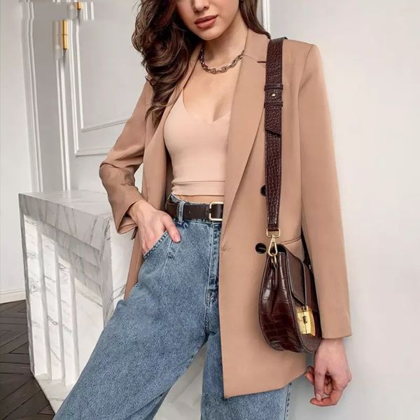 women's trench coats 2021 white pioneer female fall and winter long sleeve jacket single button solid color pocket ladies, Tan;black
women's trench coats 2021 white pioneer female fall and winter long sleeve jacket single button solid color pocket ladies, Tan;black