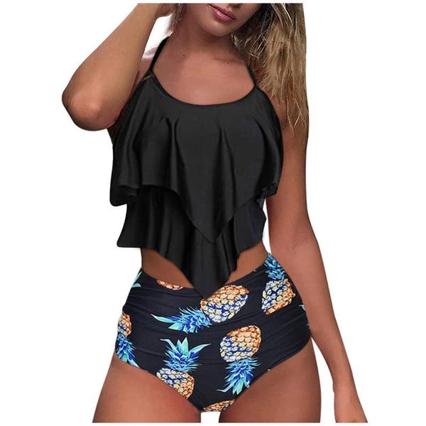 women's swimwear high breast contrast gradient split bikini set two piece swimsuit bikinis mujer lingerie bathing suit 2021, White;black
women's swimwear high breast contrast gradient split bikini set two piece swimsuit bikinis mujer lingerie bathing suit 2021, White;black