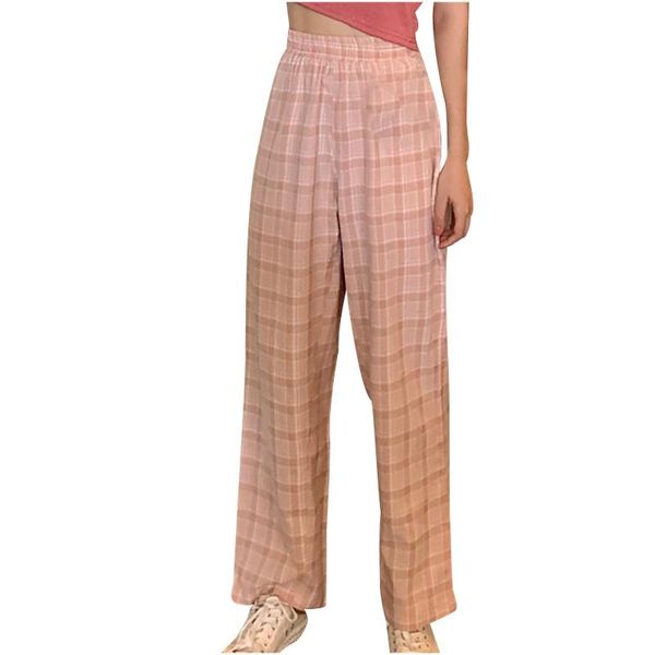 women's pants & capris fashion women casual plaid loose high waist wide leg long cool and breathable wide-leg in spring summer, Black;white
women's pants & capris fashion women casual plaid loose high waist wide leg long cool and breathable wide-leg in spring summer, Black;white