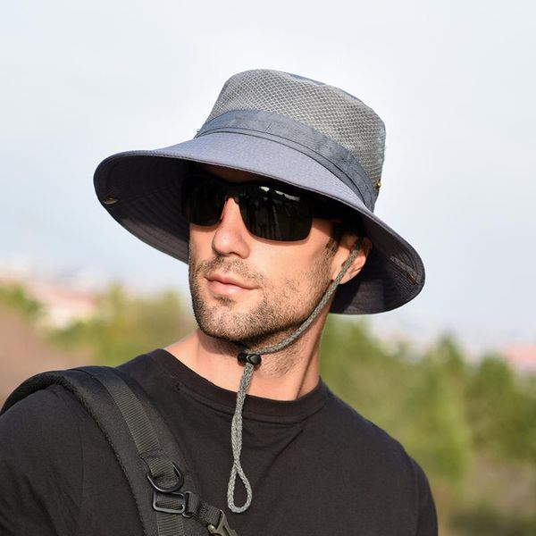 stingy brim hats monerffi fashion men mesh bucket hat summer wide fishing hiking cap 2021 uv protection flap breathable beach outdoor, Blue;gray
stingy brim hats monerffi fashion men mesh bucket hat summer wide fishing hiking cap 2021 uv protection flap breathable beach outdoor, Blue;gray
