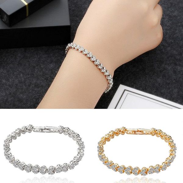 link, chain crystal charm bracelets & bangles gold/silver plated anchor rhinestone for women, Black
link, chain crystal charm bracelets & bangles gold/silver plated anchor rhinestone for women, Black