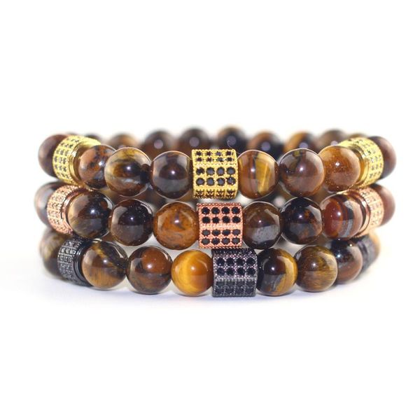 beaded, strands black rose gold beads tiger eye stone bracelet men fashion jewelry stand bracelets homme
beaded, strands black rose gold beads tiger eye stone bracelet men fashion jewelry stand bracelets homme