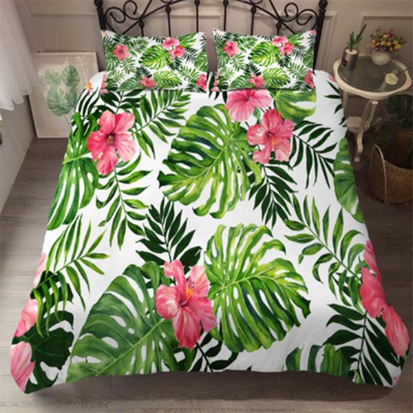bedding sets duvet cover 3d tropical plant 3pcs green leaf printed quilt with pillow case children single bed double
bedding sets duvet cover 3d tropical plant 3pcs green leaf printed quilt with pillow case children single bed double
