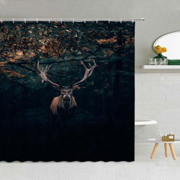 shower curtains forest animal elk oil painting deer tree hole polyester fabric bathroom supplies decor with hooks
shower curtains forest animal elk oil painting deer tree hole polyester fabric bathroom supplies decor with hooks