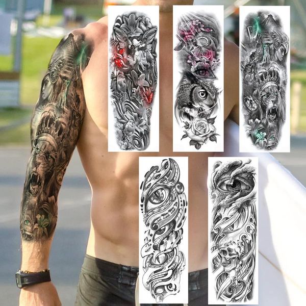 temporary tattoos rome military warrior body art realistic fake full arm eyes lion king sleeve long tatoos sticker for women men
temporary tattoos rome military warrior body art realistic fake full arm eyes lion king sleeve long tatoos sticker for women men